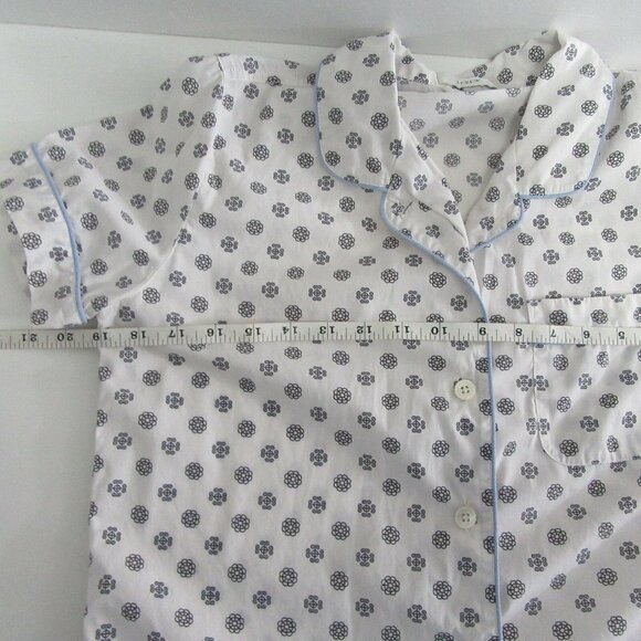 J Crew White Sleep Shirt Nightgown Top Size S - Picture 8 of 8